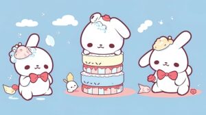 2d illustration of cinnamoroll