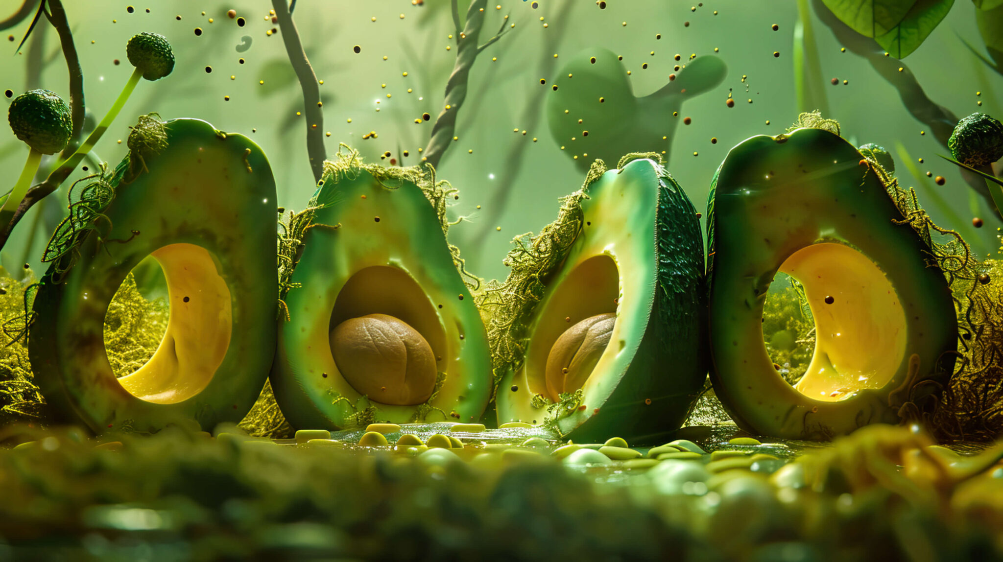 Aesthetic Avocado Wallpaper, Free, 4k