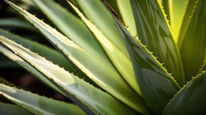 Highlighting the agaves natural defense mechanisms this wallpaper showcases a macro shot of spines