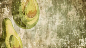 Nostalgic and timeless the vintage avocado wallpaper showcases faded tones evoking a vintage feel and adding a touch of nostalgia