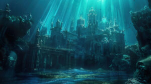 Enchanted Atlantis glows under otherworldly light highlighting its mythical design in photograph Ethereal Lit Atlantis.jpg