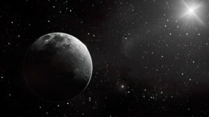 The wallpaper titled Celestial Planets and Stars Elegance features a minimalist design highlighting the beauty of planets and stars