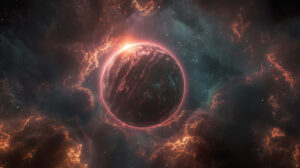 Wallpaper of a tranquil celestial glow in the galactic scene exuding peace and amazement