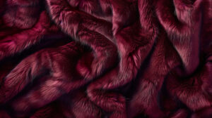 A luxurious wallpaper showcasing mink fur in deep rich hues that evoke elegance and sophistication