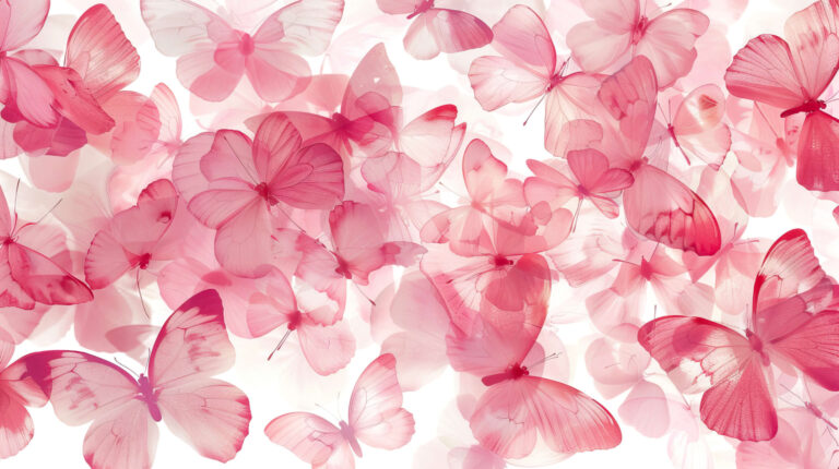 Pink Butterfly Wallpaper, Free, 4k