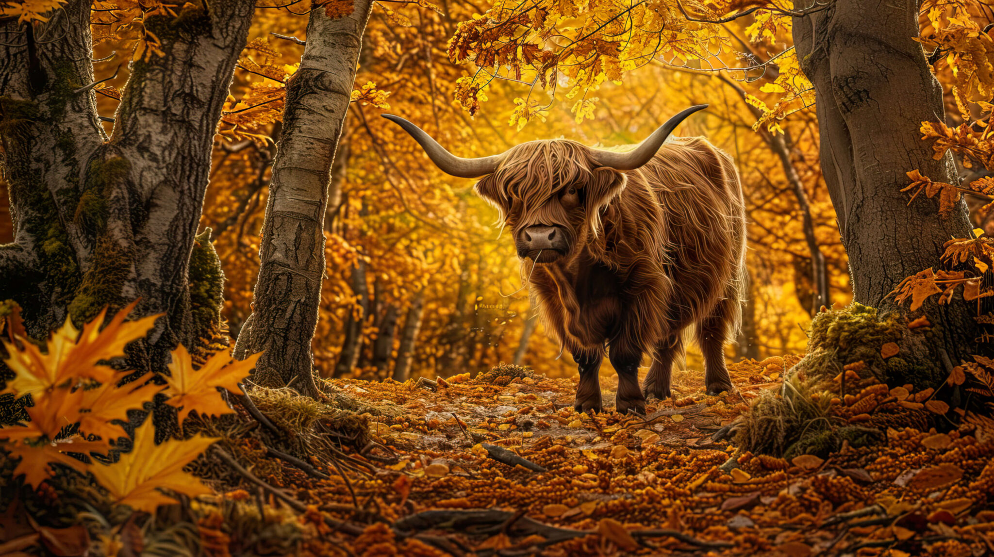 Highland Cow Wallpaper, Free, 4k