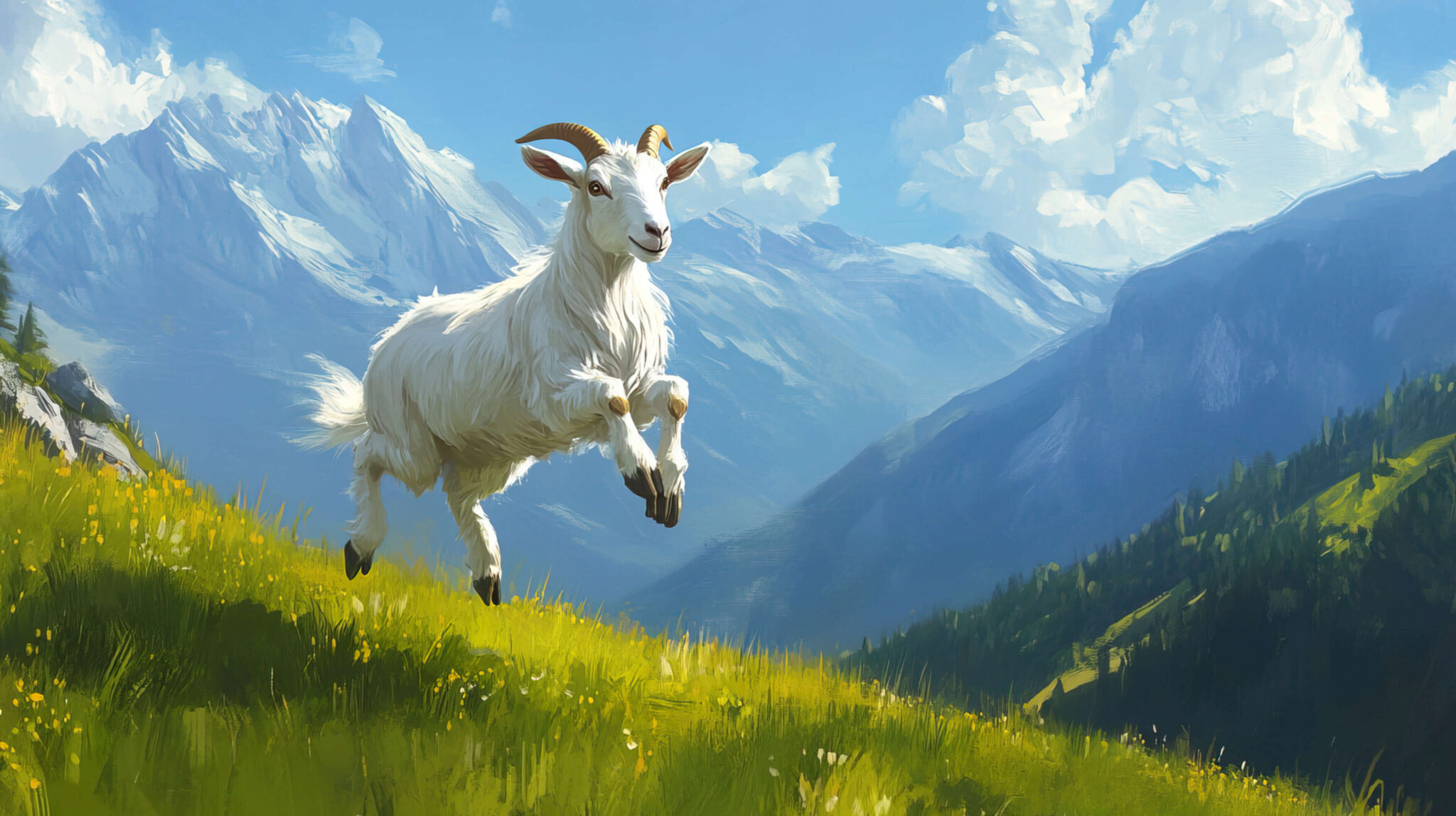 Goat Wallpaper, Free, 4k