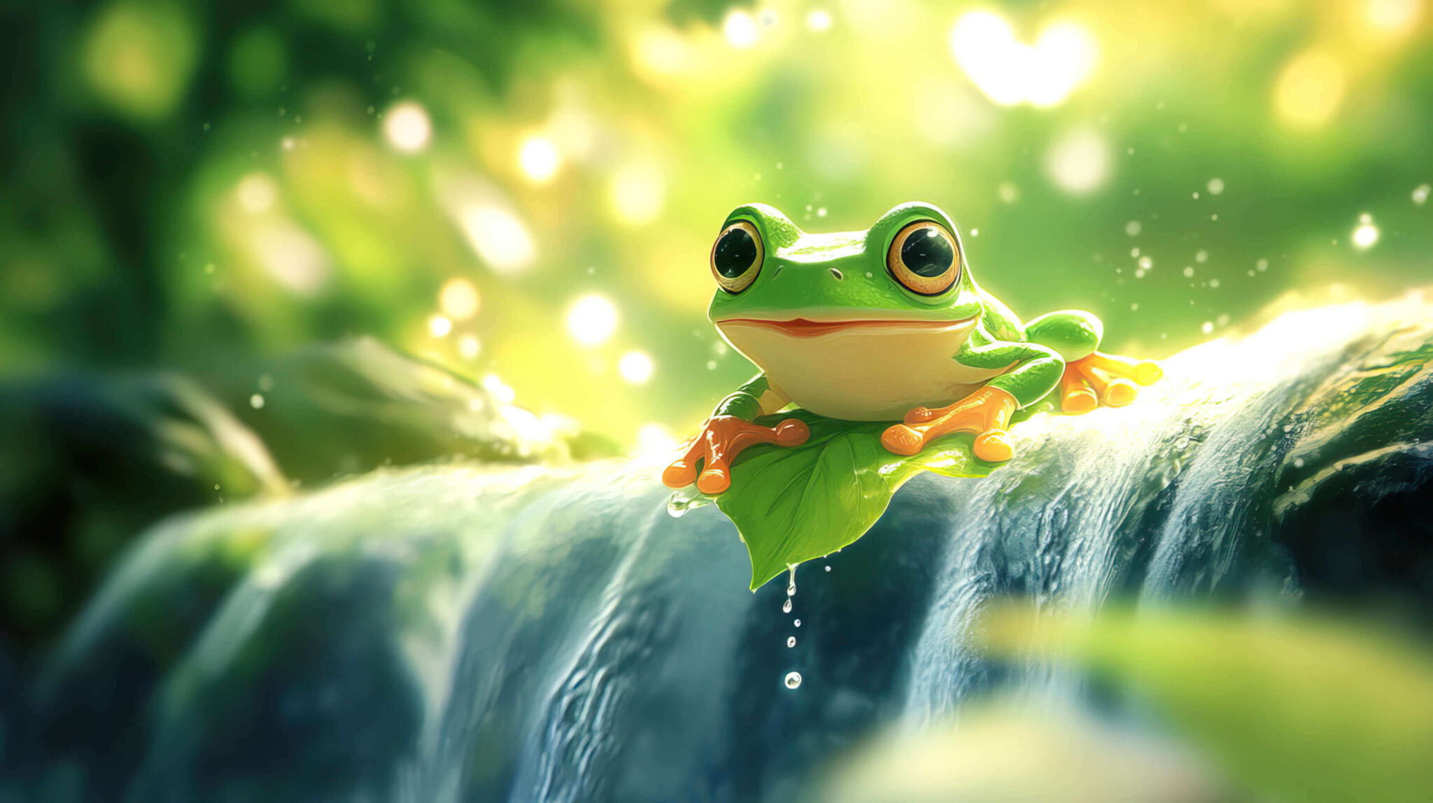 Cute Frog Wallpaper, Free, 4k